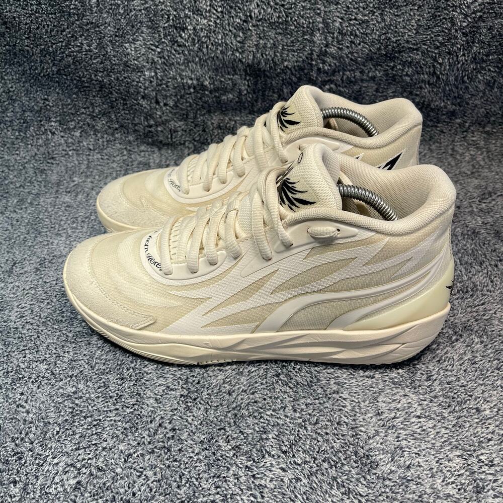 Puma MB.02 Whispers White Basketball Shoes Size 8.5 Men’s